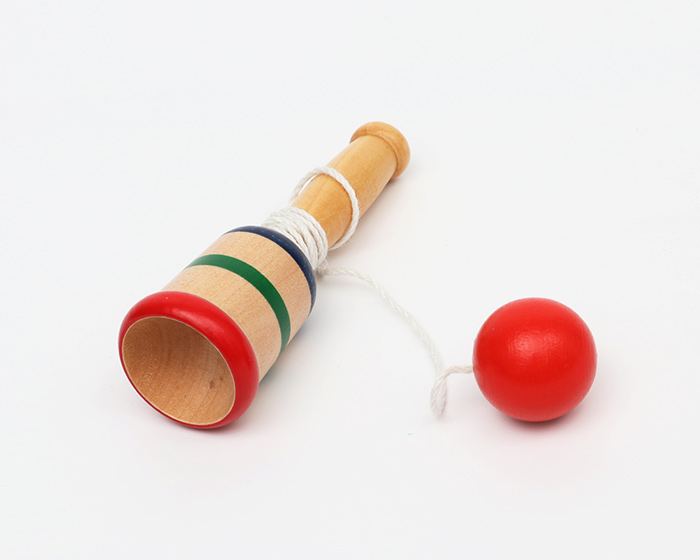Wooden cup and ball
