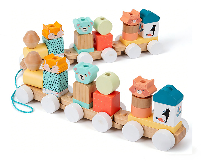 TY1520 Wooden stacking train